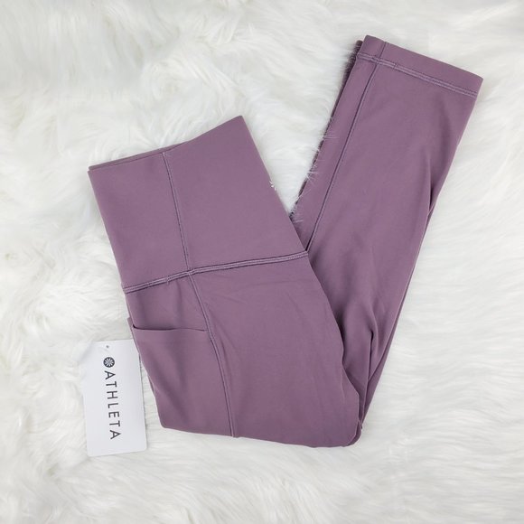 NWT Athleta Purple Ultra High Elation Leggings - Picture 8 of 8
